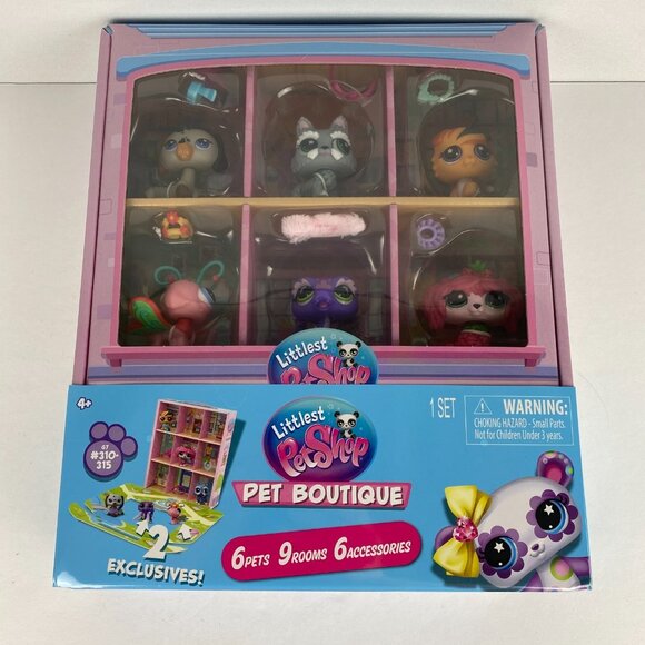 Littlest Pet Shop Pet Boutique 6 Pets 9 Rooms 6 Accessories - Picture 5 of 8
